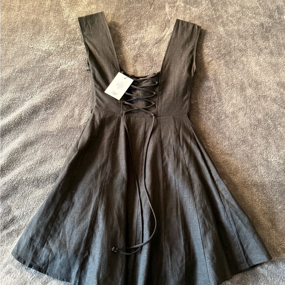 Guizio Leila Mini Dress for Women Black XXS - Picture 3 of 5
